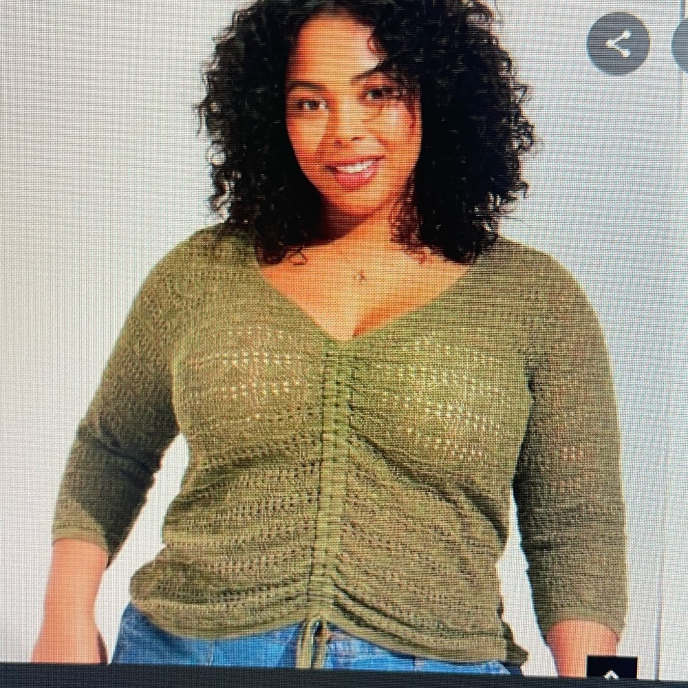 Torrid Adjustable lightweight Sweater